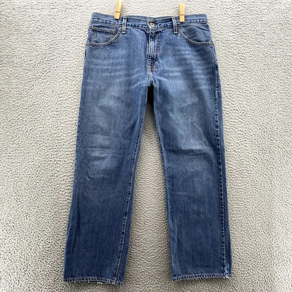 VTG Polo Ralph Lauren RL Ashmore‎ Jeans Men's 34x28* Wide Skater 90's Streetwear